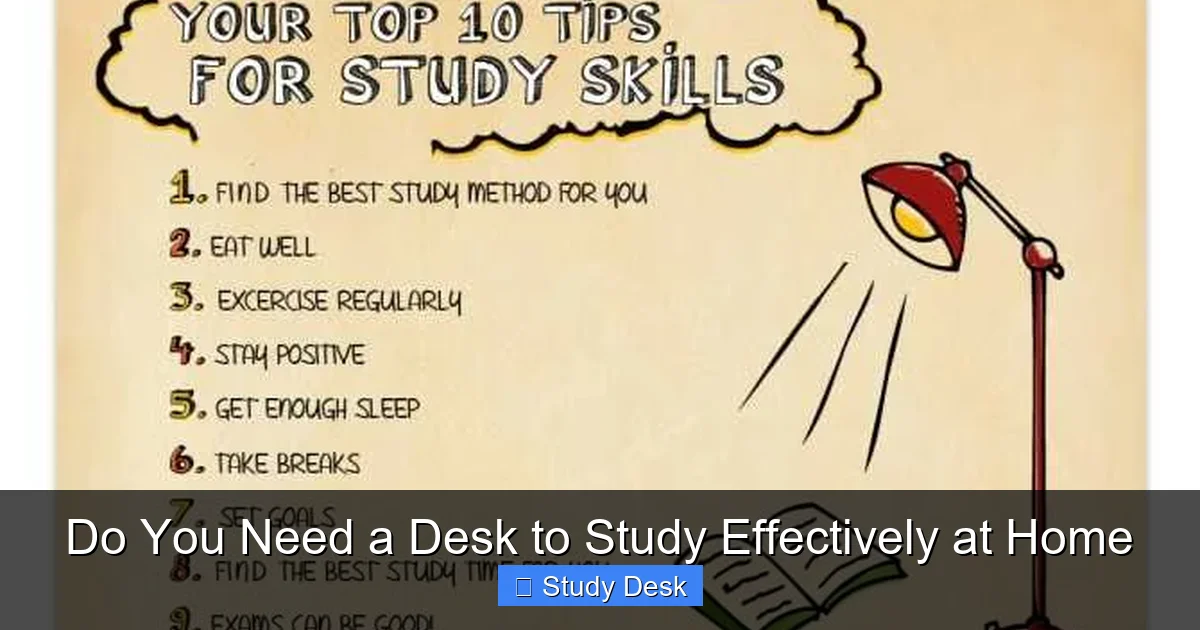 Do You Need a Desk to Study Effectively at Home