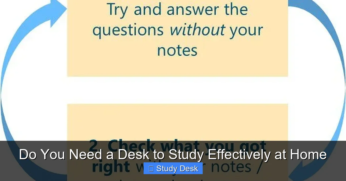 Do You Need a Desk to Study Effectively at Home