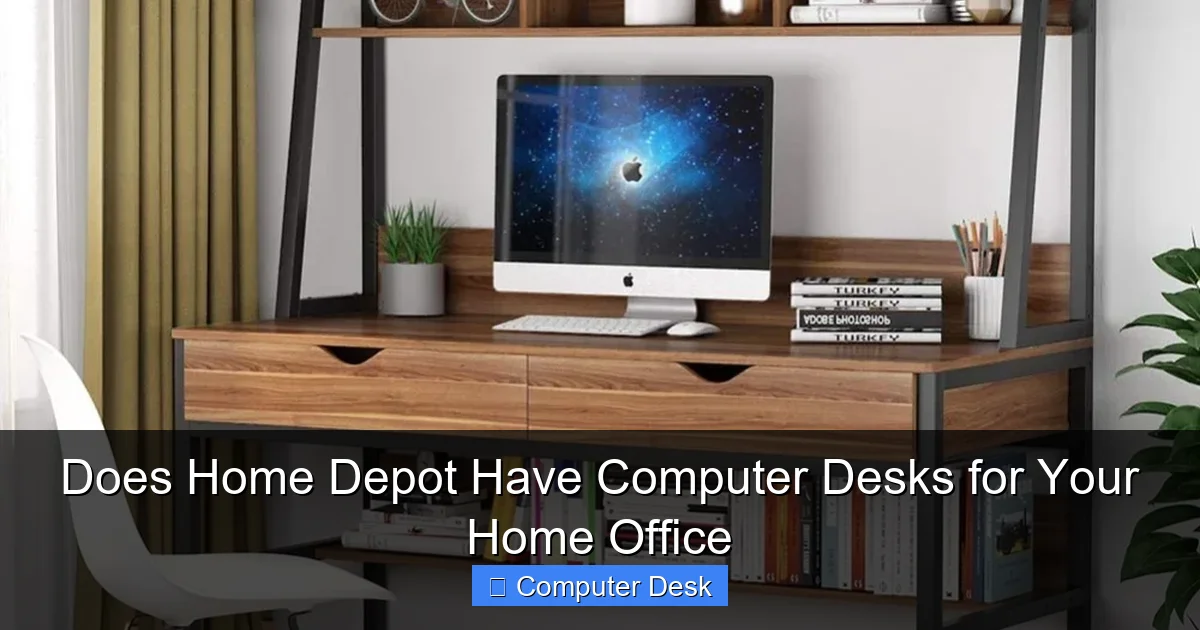 Does Home Depot Have Computer Desks for Your Home Office