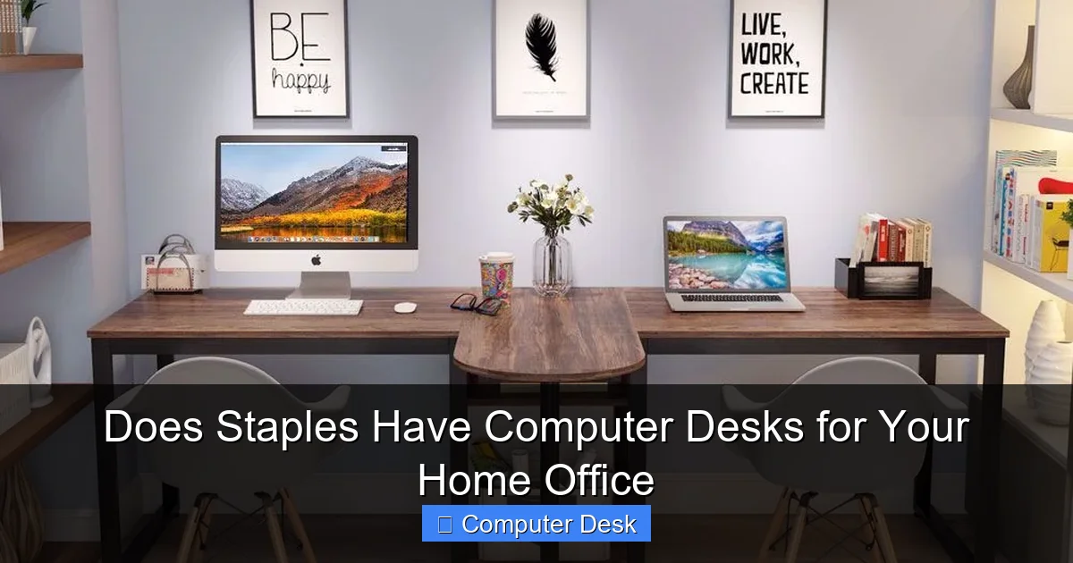 Does Staples Have Computer Desks for Your Home Office