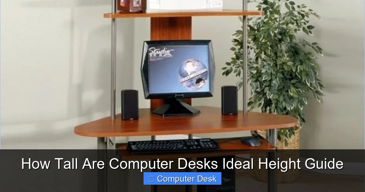 How Tall Are Computer Desks Ideal Height Guide