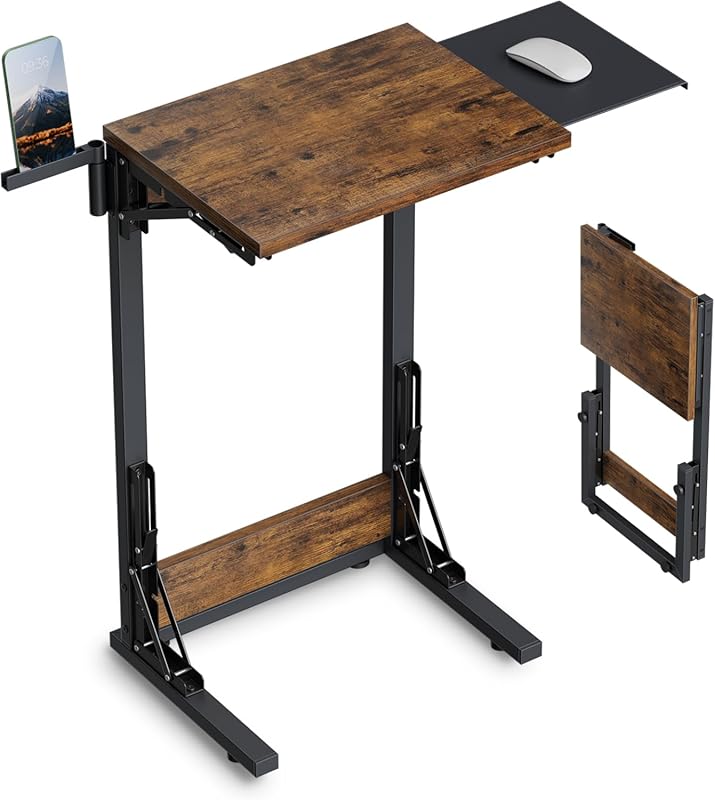 Evermagin Foldable Laptop Table with Mouse Tray for Couch, Portable TV