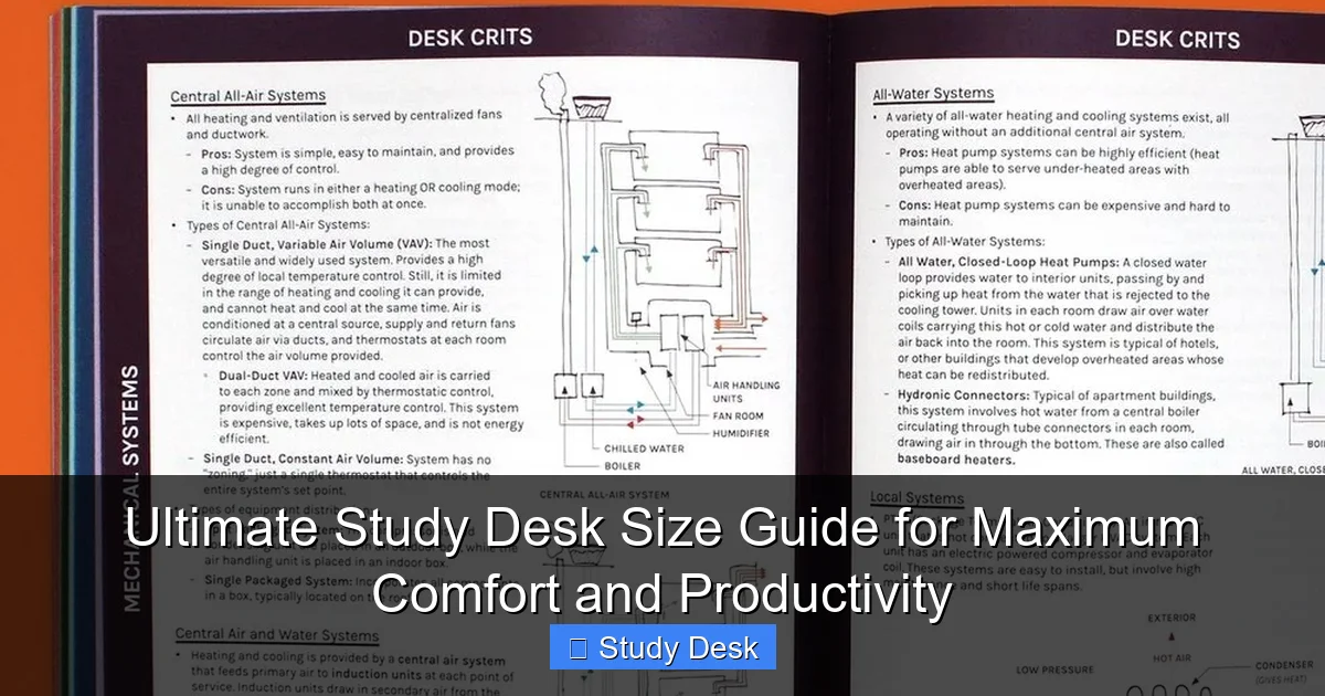 Ultimate Study Desk Size Guide for Maximum Comfort and Productivity