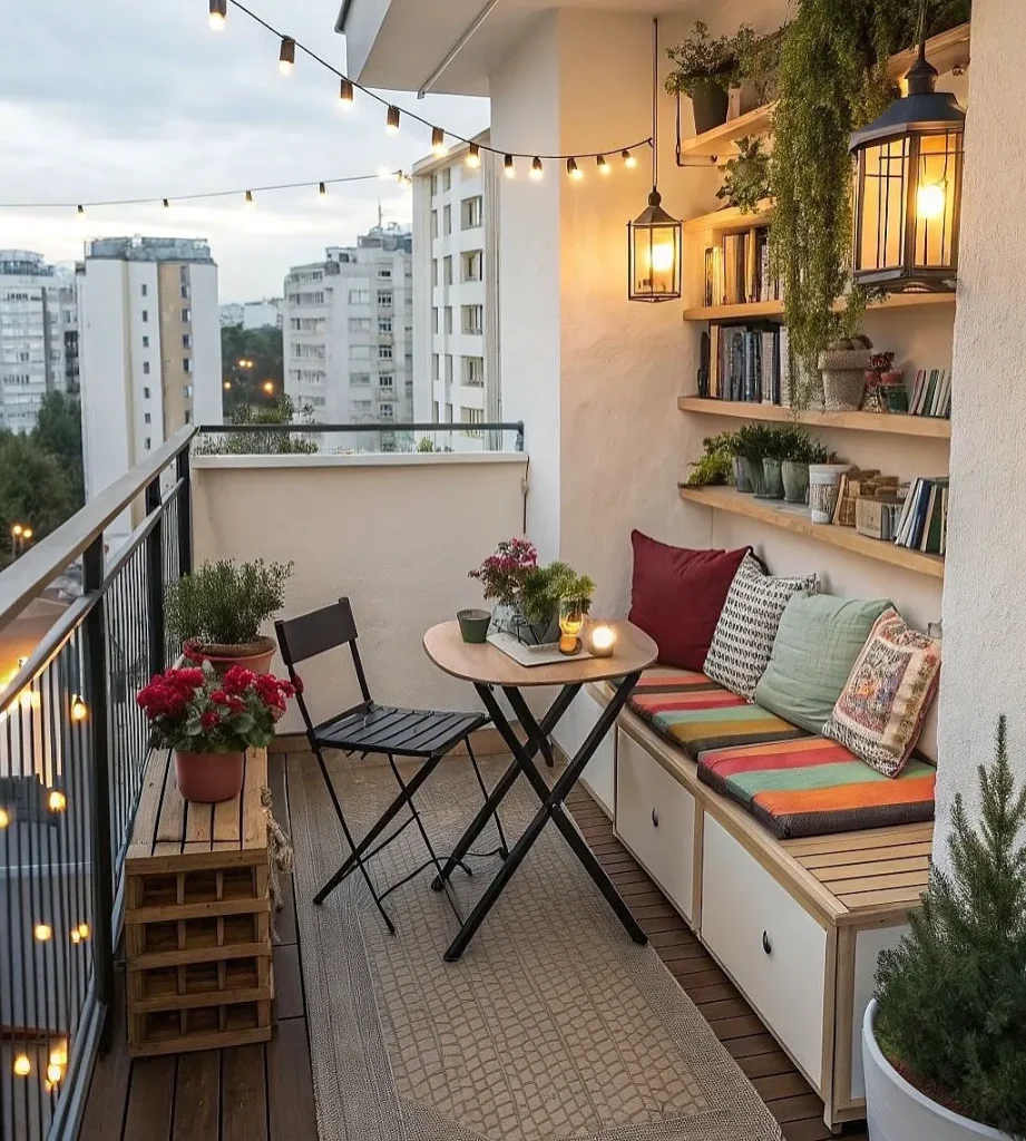 Boho Reading Nook Balcony