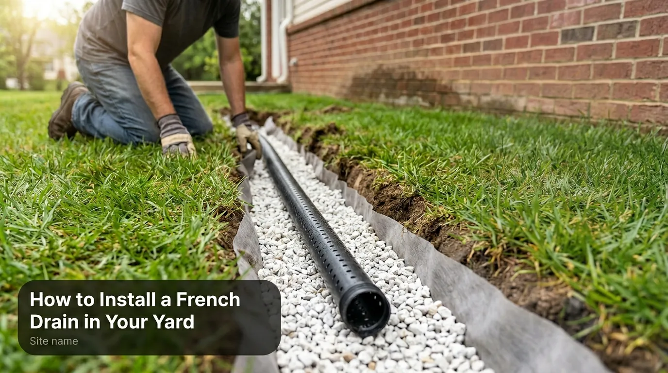 How to Install a French Drain in Your Yard: A Step-by-Step Guide That Actually Works
