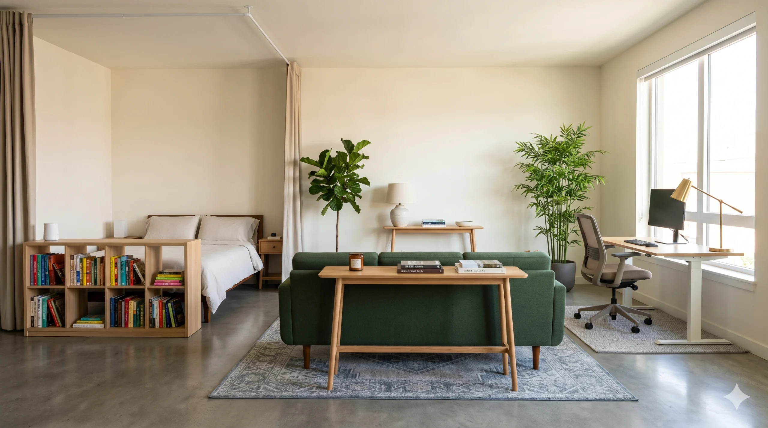 How to Zone a Studio Apartment Without Walls (2026)
