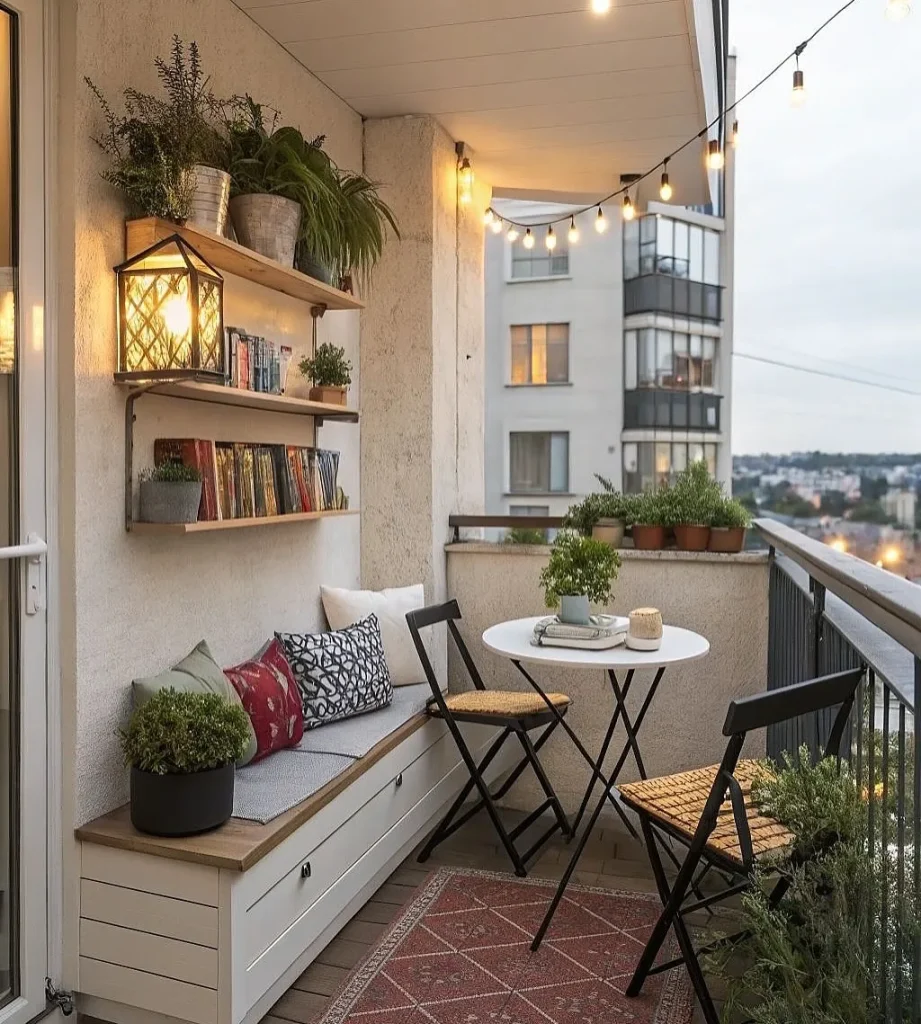 Smart Storage Bench Balcony