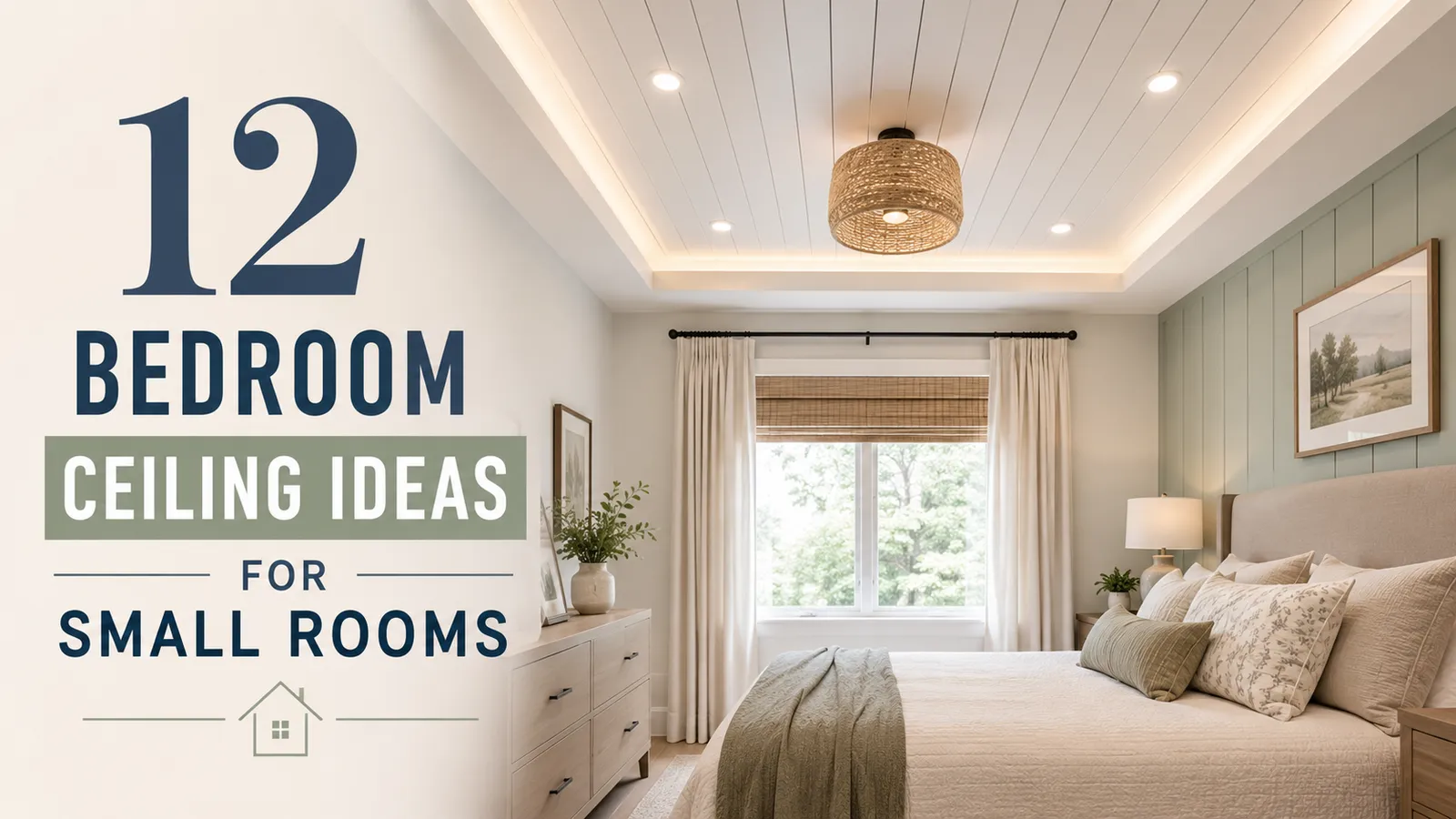12 Bedroom Ceiling Ideas That Make the Room Feel Luxurious