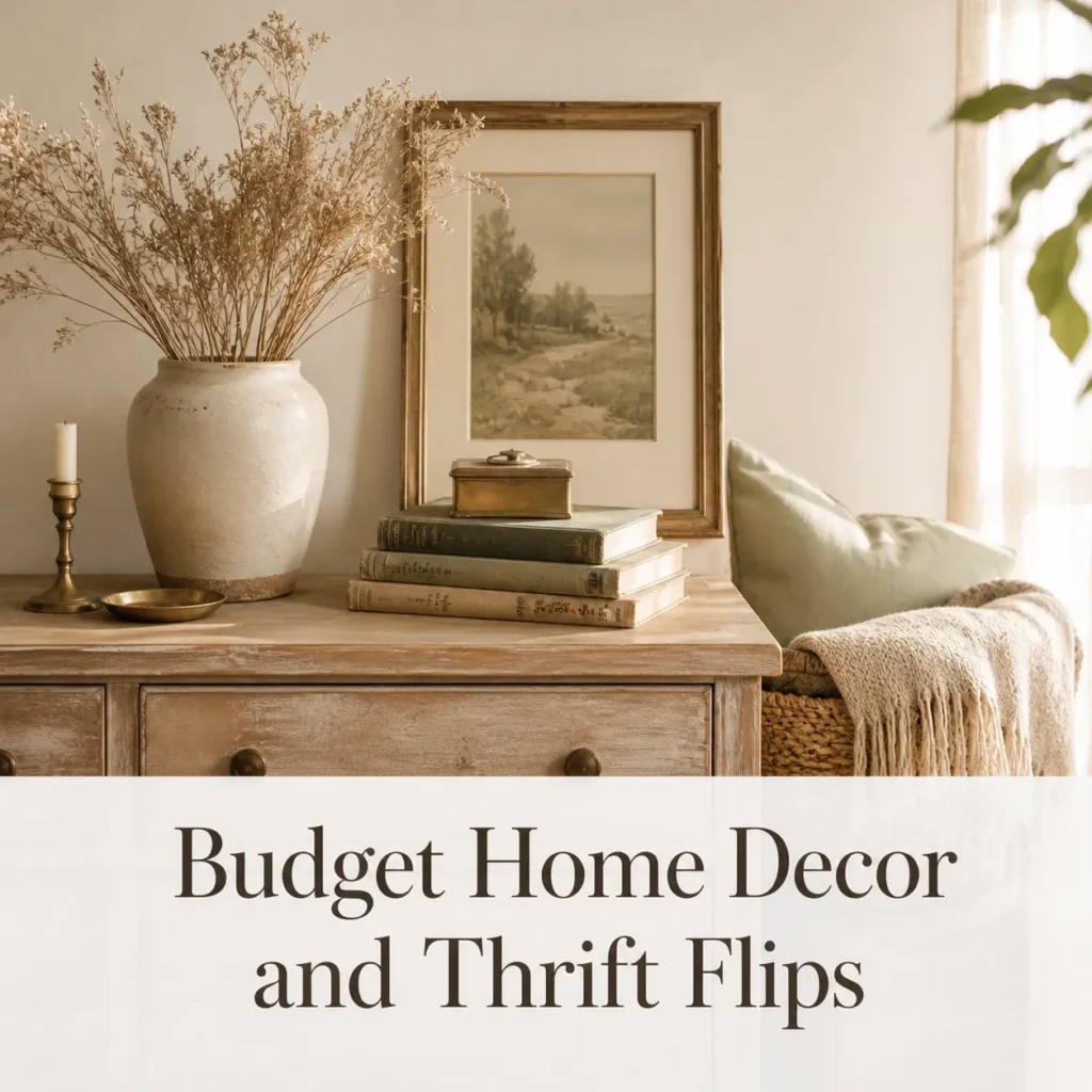Budget Home Decor and Thrift Flips