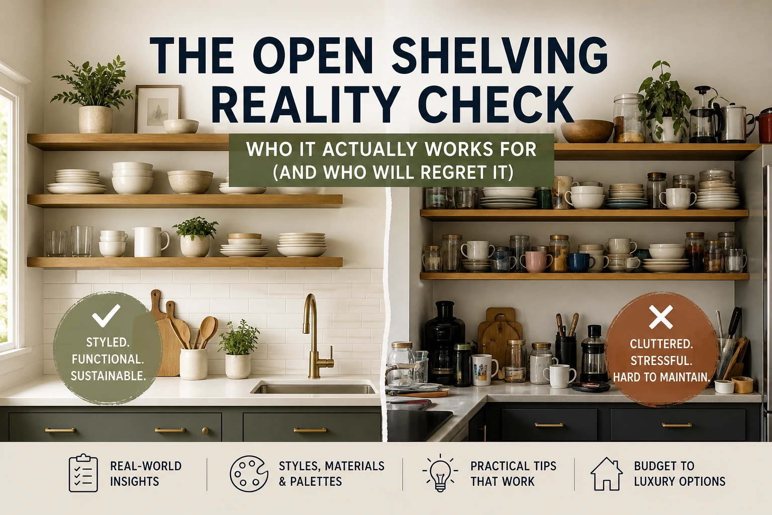 The Open Shelving Reality Check: Who It Actually Works For (And Who ...