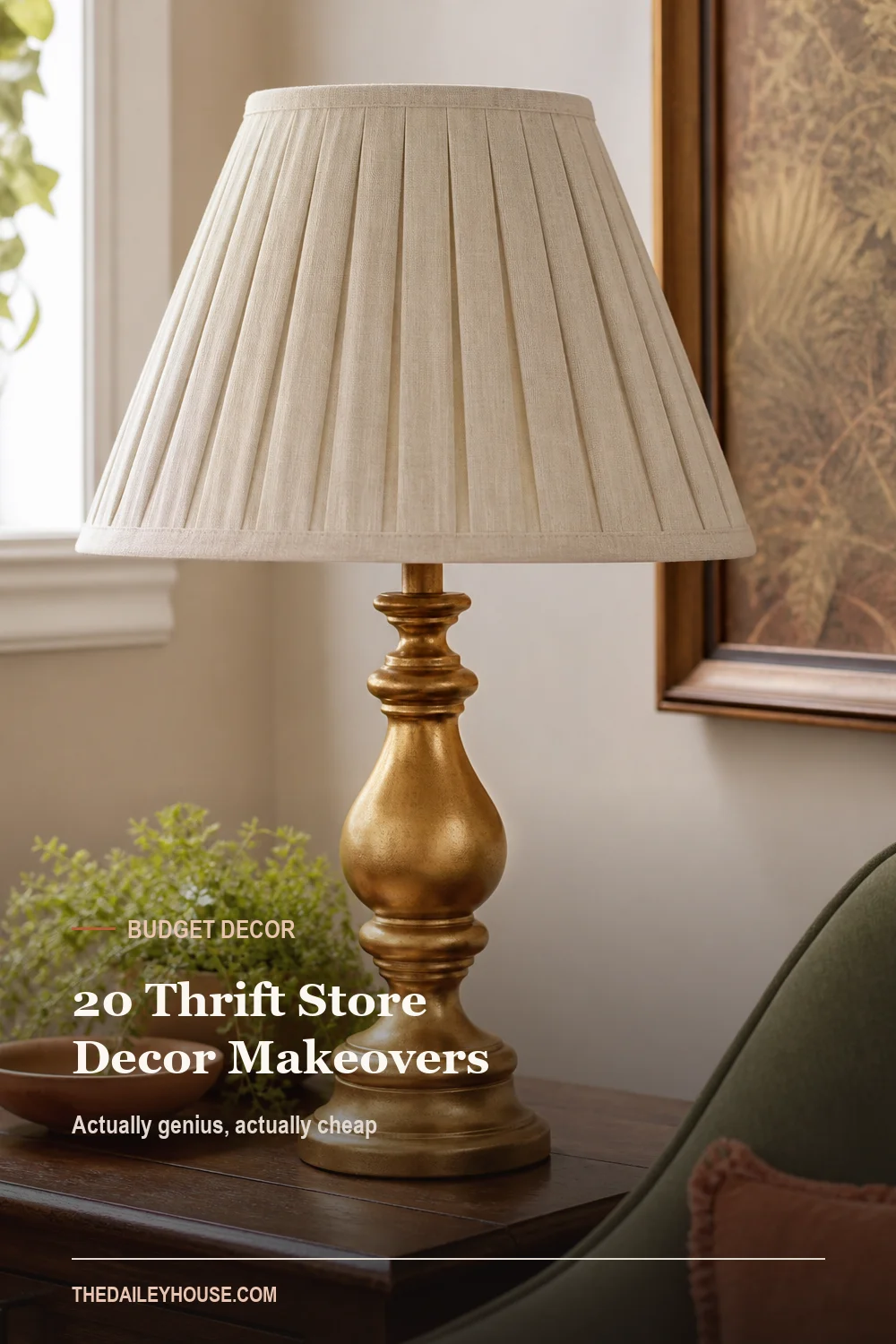20 thrift store home decor makeovers that are actually genius - save this pin