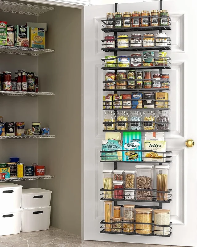 Dasaka 9-Tier Over The Door Spice and Pantry Rack