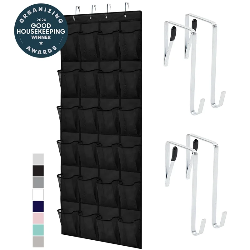Gorilla Grip Heavy Duty Mesh Over the Door Shoe Organizer