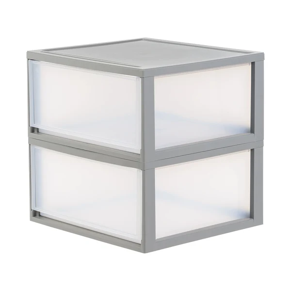 IRIS USA Modular Plastic Stacking Storage Drawers for Clothes and Linens