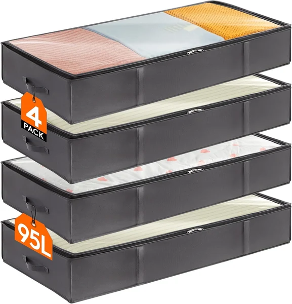 Lifewit Low-Profile Under-Bed Organizer Bags