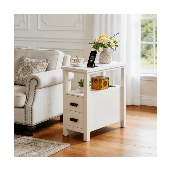 Prepac Series 9 Designer Floating Nightstand with Drawer