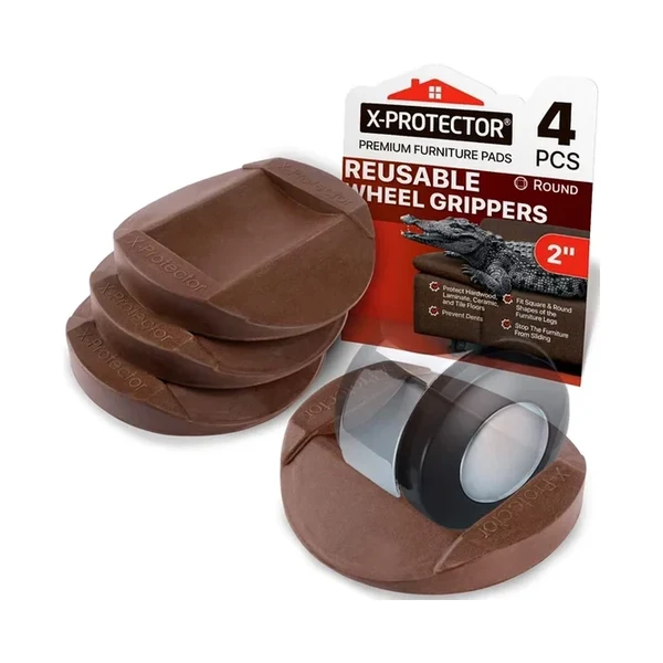 Slipstick CB654 GorillaFelt Hardwood Protector Gripper Cups