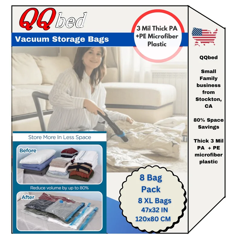 Spacesaver Premium Jumbo Vacuum Storage Bags 6 Pack