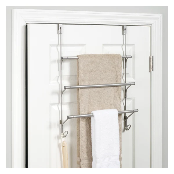 Franklin Brass SnugFit 3-Tier Over-the-Door Towel Bar